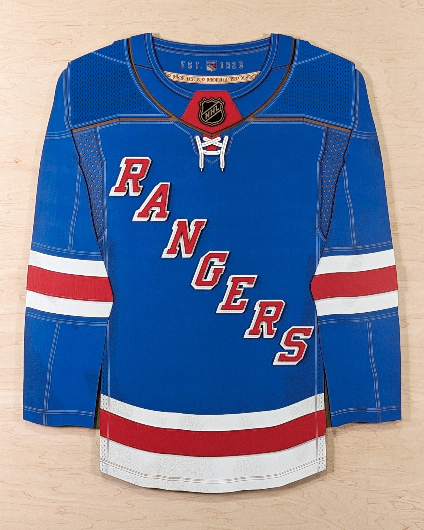 New York Rangers Home WoodJersey WoodJerseys