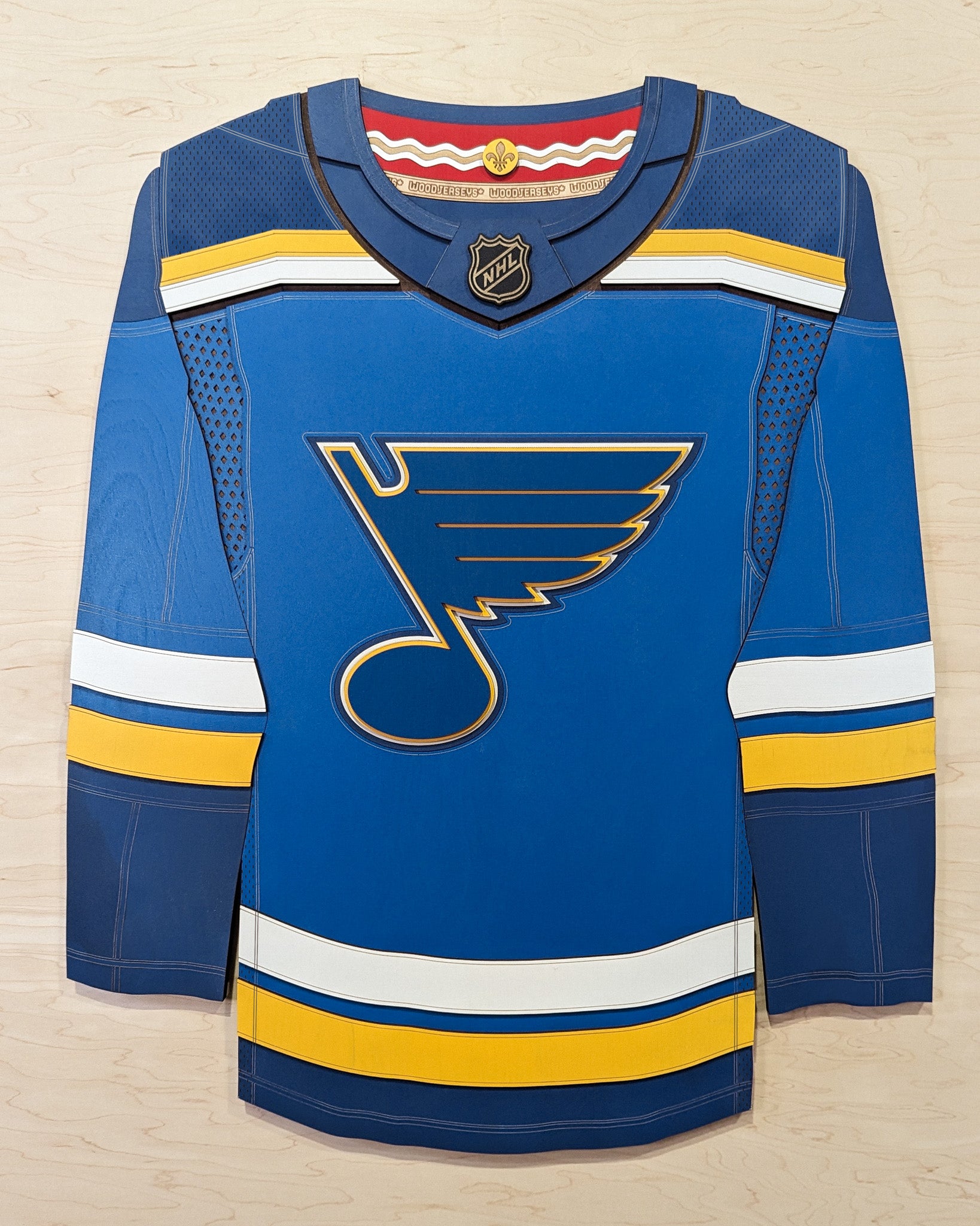 St. Louis Blues Home WoodJersey