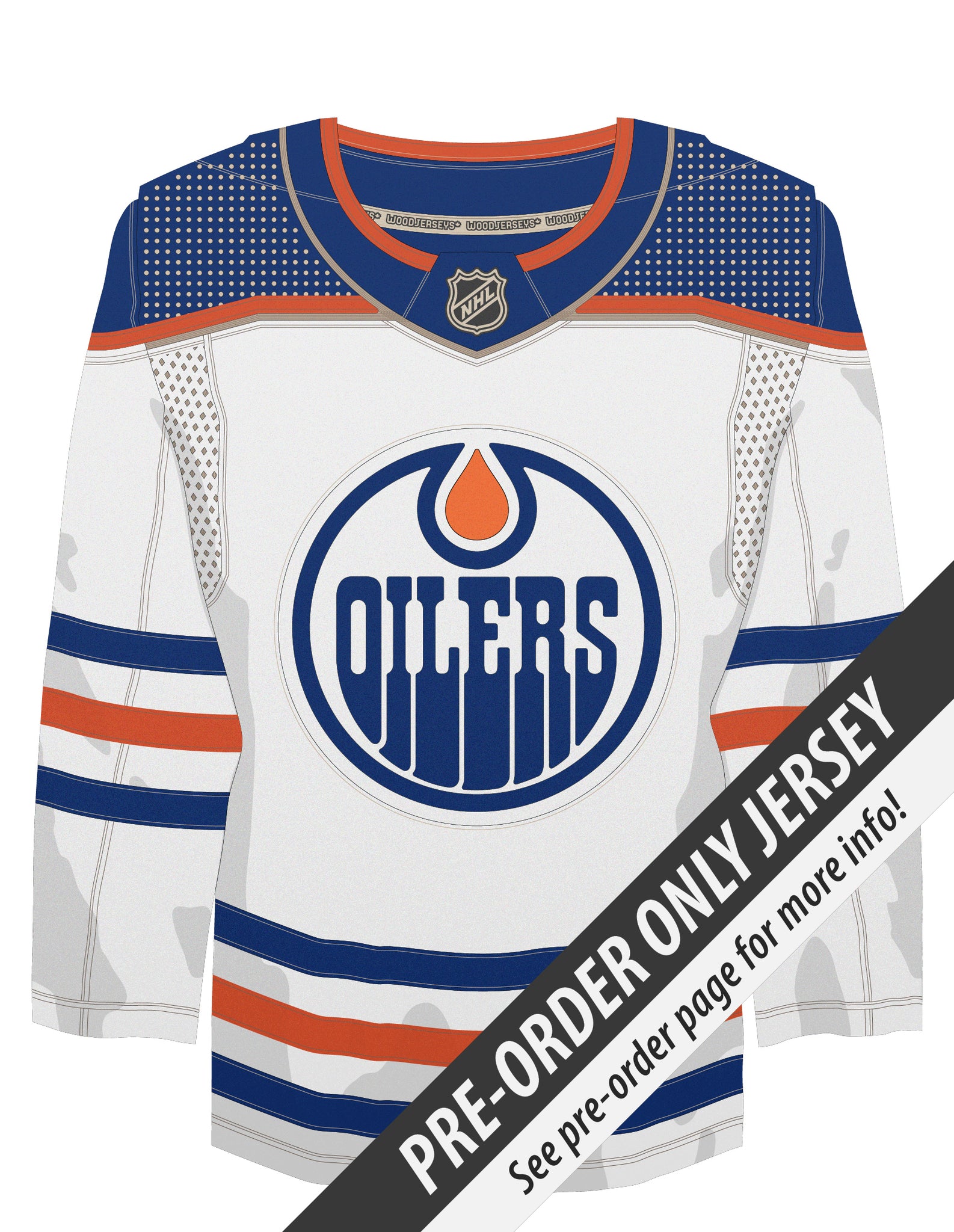 Edmonton Oilers NHL Away Jersey