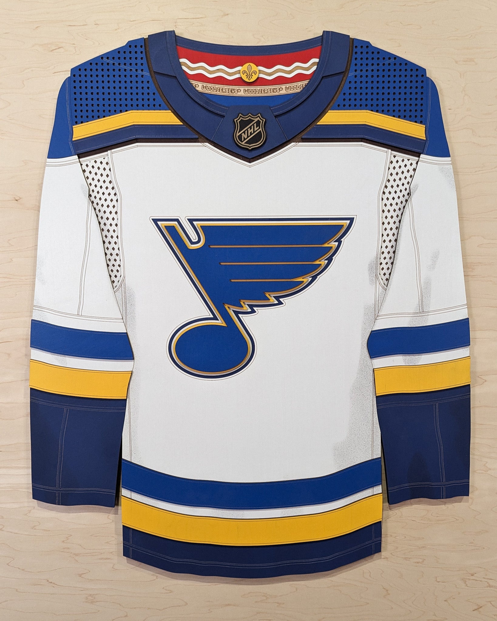 St. Louis Blues Away WoodJersey – WoodJerseys